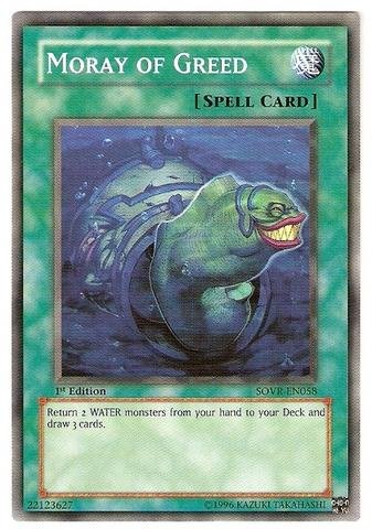 Amazon.com: Yu-Gi-Oh! - Moray of Greed (SOVR-EN058) - Stardust